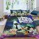 thumbnail image 2 of El Día que la Tierra Explotó Conjunto de sábanas temático, trío de piezas, cómodo y amigable con la piel, diseño único, regalo de decoración para el hogar para familiares, amigos y fans,173cm *218cm, 2 of 6