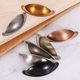 thumbnail image 5 of Tiradores de Cajón, 3Pcs 2-1/2" - Tiradores de Copa Cepillados de Aleación de Zinc con Tornillos, Manijas de Hardware para Gabinetes Tiradores de Concha para Baño Cocina (Níquel), 5 of 7