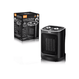 Genérico - Estufa Calefactor Ventilador Eléctrico 1800W Negro
