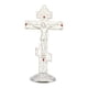 thumbnail image 2 of Cruz De Jesús Para Escritorio, Utensilios De Oración De Metal, Estatua Duradera De La Cruz De Jesús, Plateada, 2 of 3