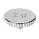 thumbnail image 3 of cáscara del peso de la cáscara para piezas del cartucho del plato giratorio del jugador lp plata 2g, 3 of 5
