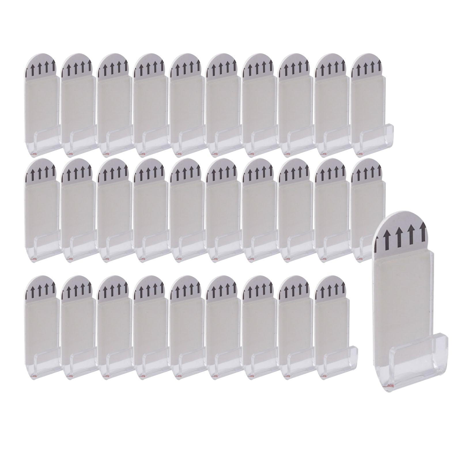 Bothyi - 30X Estantes De Exhibición De Discos De Vinilo Estante De Pared De Almacenamiento Para Exhibición De Portadas De Álbumes Transparente