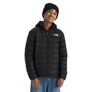 Chaqueta The North Face Thermoball Con Aislamiento Térmico Para Niños, Con Capucha, Negra