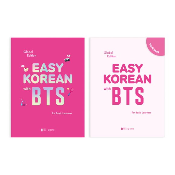 Libro de estudio Cake Easy Korean con BTS – Nivel básico