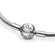 thumbnail image 3 of Collar Pandora Jewelry Moments Snake Chain de plata de ley, 3 of 7
