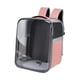 thumbnail image 3 of Mochila Para Gatos, Portátil, Transparente, Con Parte Delantera, Para Viajes, Para Actividades Al Aire Libre, Color Rosa, 3 of 3