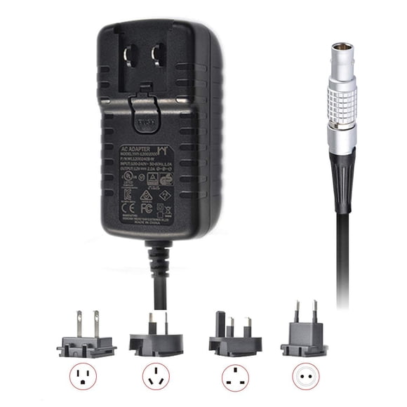 Adaptador de corriente genérico 12V 3A con enchufes EE. UU./UE