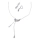 thumbnail image 1 of Conjunto Plumas Collar Y Aros Circonitas, Regalo, Fiesta, 1 of 10
