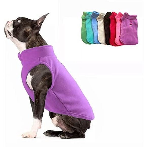 Chaleco polar JACKO & CO para perros, suave y cálido, para pequeños y medianos
