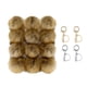 thumbnail image 3 of 10 Unids/lote DIY Pompón De Piel Sintética De Conejo Y Bola De Pompones Para Bolsos B, 3 of 5