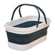 thumbnail image 3 of Cubo Plegable De PP Con Ruedas, Cubo Plegable Para Fregona, Ligero, Fácil De Limpiar, 14L, Azul, 3 of 4