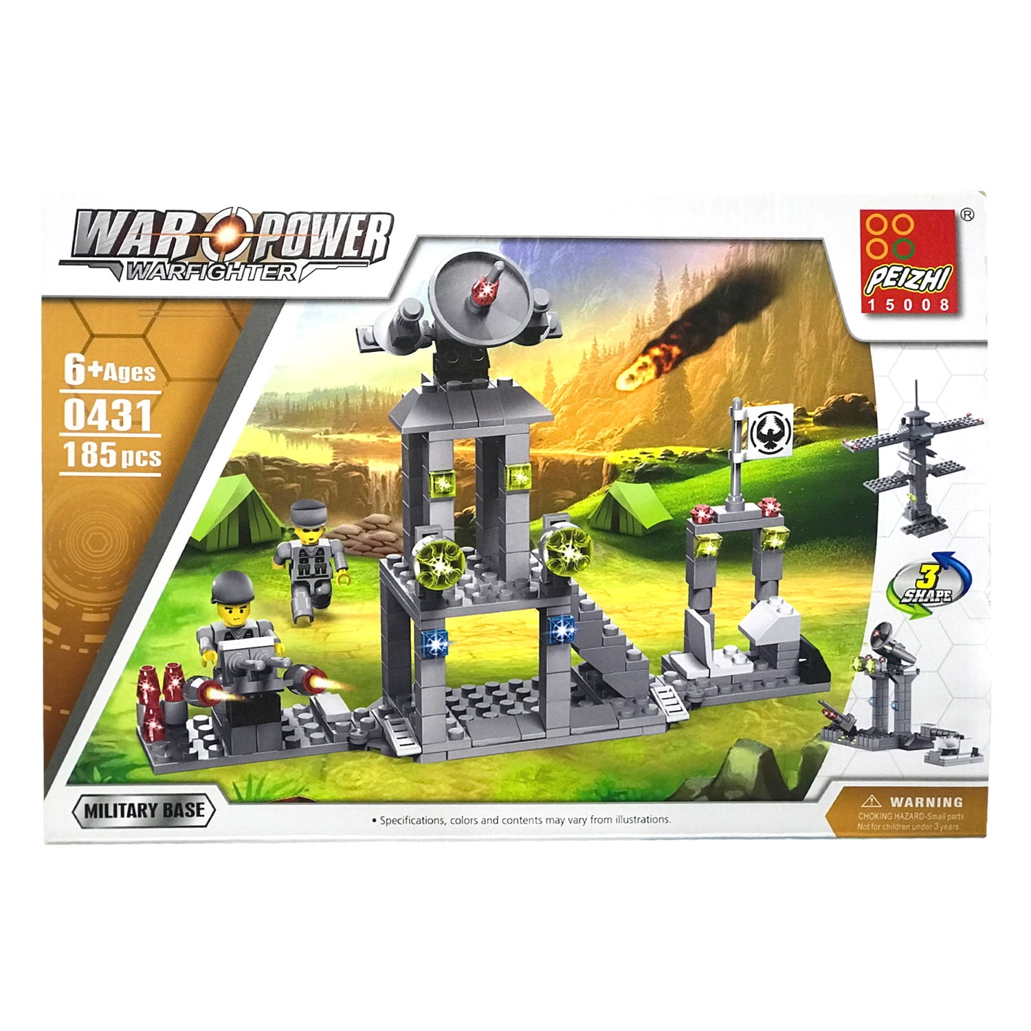 Armable Cuidad 3x1 185 Pcs 31x22 Cm Nobel Toys