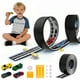 thumbnail image 1 of Pista de carreras flexible de doble carril de 5 m JOYANDRO con 4 autos, 1 of 9