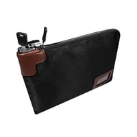 Xusx111 - Bolsa De Efectivo Impermeable Con Cerradura Y 2 Llaves, Bolsa De Documentos De Lienzo, Bolsa De Depósito De Banco De Dinero Con Cremallera, Bolsa De Cartera De Moneda De Cheque De Dinero De