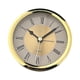 thumbnail image 4 of Reloj Redondo Con Inserto Moderno Con Números Romanos Para Sala De Estar, Dormitorio, Escuela, Dorado, 4 of 5
