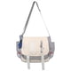 thumbnail image 1 of Zipper Nylon Shoulder Bag, Adjustable Buckle Flap Crossbody Bag, Large Capacity Shoulder Bag For School Work Outdoor, 1 of 5
