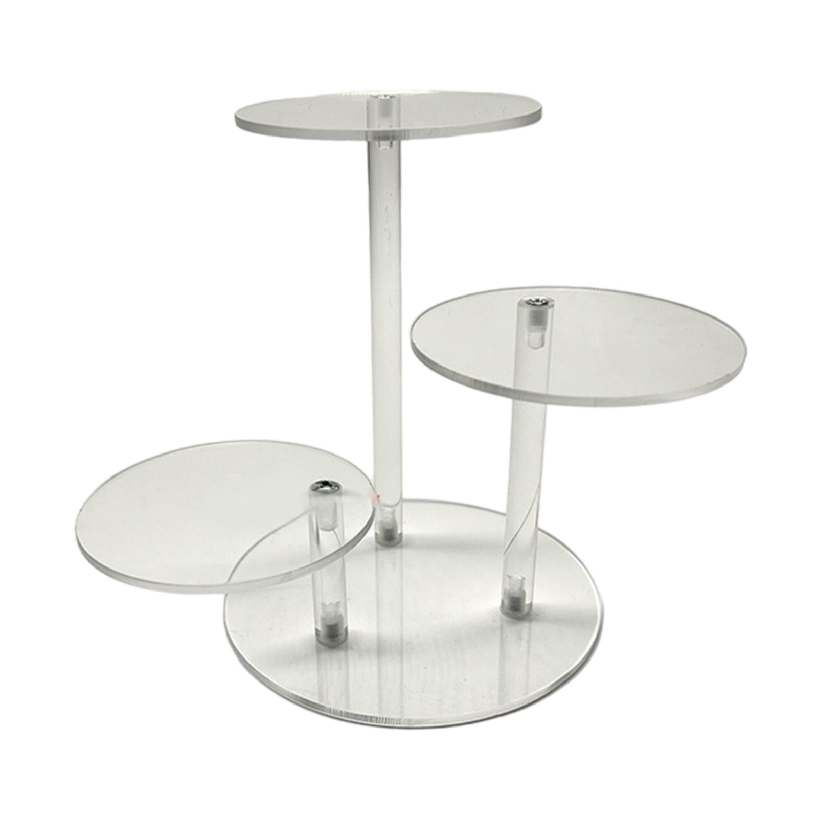 Magideal - Soporte De Acrílico Transparente, Torre De Exhibición De Acrílico, Soporte De Joyería, Soportes Elevadores De Exhibición De Productos De Acrílico Para