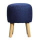 thumbnail image 3 of Pouf Bird Azul Omega 35x35x45 cm, 3 of 3