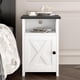 thumbnail image 3 of Juego de mesa auxiliar Farmhouse AURINEST White Rustic con almacenamiento, 3 of 9