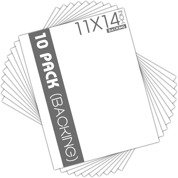 Cartón Respaldo Mat Board Center Pack 10 11x14 4ply