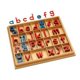 thumbnail image 1 of Movable Alphabet Elite Montessori de madera con caja para preescolar, 1 of 4