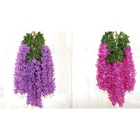 Genérico - Flores Guirnaldas Colgantes Flor Seda Jardin Decoracion Lau