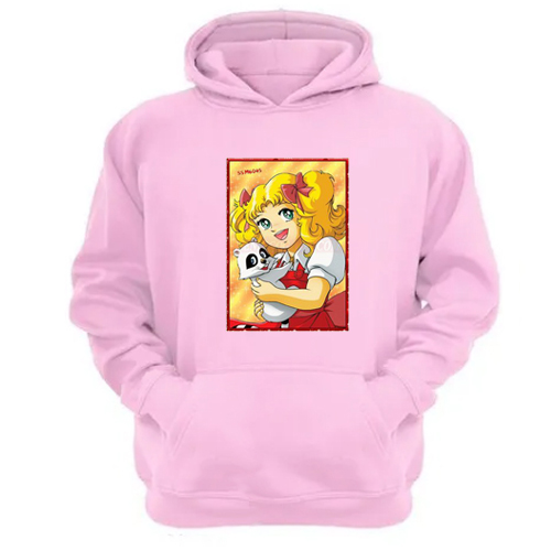 Genérico - Polerón Canguro Candy Rosa Talla Xs Unisex