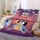 thumbnail image 4 of | 50" x 40" | Manta para niños, mantas para niños y niñas, mantas infantiles con dibujos animados, ropa de cama infantil Bluey, manta Bluey, manta Bluey para niños pequeños, manta de franela Bluey par, 4 of 6
