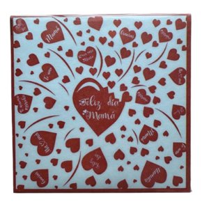 Genérico - Papel Alfajor Dia De La Madre Diseño A 100Un Blanco