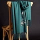 thumbnail image 1 of Plum Embroidered Imitation Cashmere Scarf Large Blanket Scarf Shawl Outdoor Autumn & Winter Thickened Warm Scarf, 1 of 3