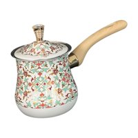 Bothyi - Cafetera Árabe Con Tapa, Ideal Para Preparar Café Y Derretir Mantequilla. Resistente.