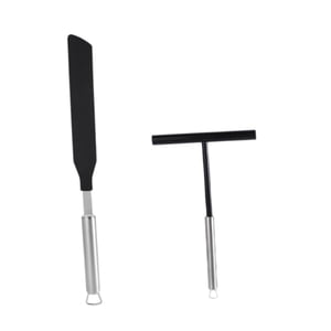 Bothyi - Kit De Espátula Y Espátula Para Crepes De Acero Inoxidable Para Comedor, Cocina Y Comedor.