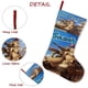 thumbnail image 5 of Calcetines de Navidad Sandland Lino Blanco 45cm x 32cm, 5 of 5