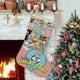 thumbnail image 1 of Baby Looney Tunes Tema: Calcetines de Navidad, fino lino blanco para colgar en escaleras y chimenea, decoración navideña para el hogar, regalo de Navidad.54cm×38cm, 1 of 5