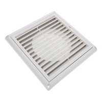 Magideal - Cubierta De Ventilación, Cubiertas De Rejillas, Resistentes Al Óxido, Ventilación De Pared Duradera, Deflector De Ventilación De Aire Blanco, Parrilla 100Mm