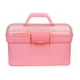 thumbnail image 1 of Caja De Almacenamiento Con Asa Portátil Caja De Herramientas De Manicura De 2 Niveles Para Coche Dormitorio Hotel, 1 of 3