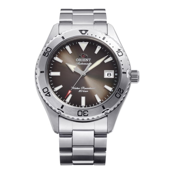 Reloj Orient Mako 40 RA-AC0Q15Y30B, esfera marrón, 40 mm