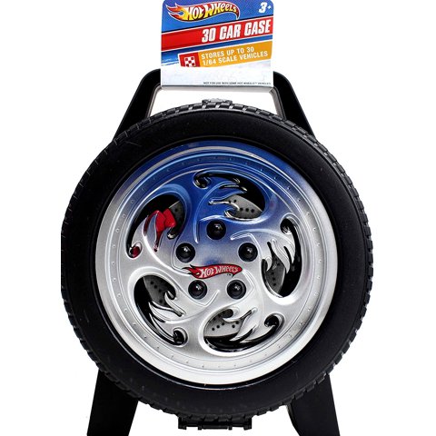 Estuche De Almacenamiento Para 30 Coches Hot Wheels Con Asa