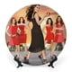 thumbnail image 1 of Mujeres desesperadas Plato decorativo de porcelana fina (bone china), plato decorativo de cerámica para hogar, oficina, soporte de pared, platos decorativos para dormitorio - 6 pulgadas (15 cm), 1 of 6