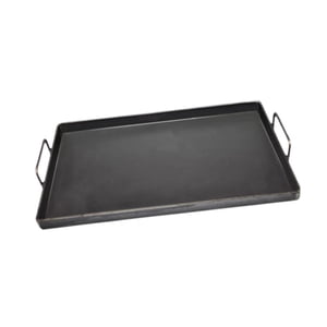 Magideal - Plancha De Hierro Fundido Antiadherente Para Parrilla De Gas Sartén De Cocina Con Diseño Espacioso Fácil De Limpiar Adecuada Para Cocineros Domésticos 30X20Cm
