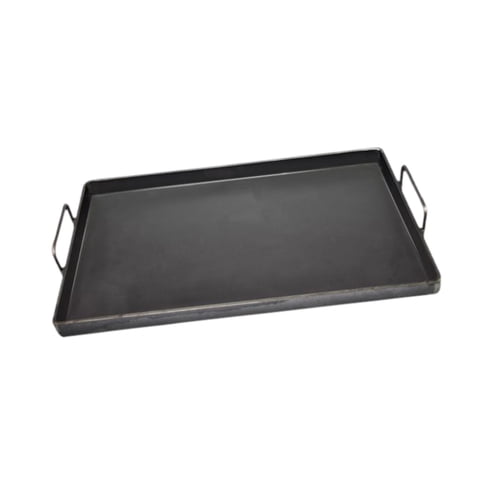Magideal - Plancha De Hierro Fundido Antiadherente Para Parrilla De Gas Sartén De Cocina Con Diseño Espacioso Fácil De Limpiar Adecuada Para Cocineros Domésticos 30X20Cm