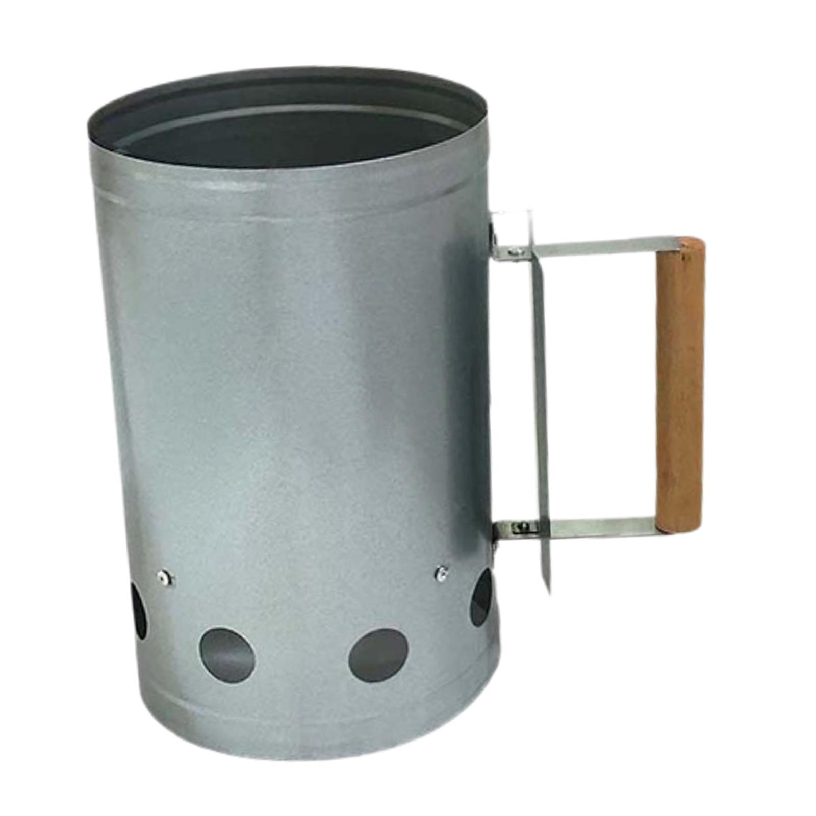 Ioensy - Encendedor De Chimenea, Encendedor De Parrilla De Cubo De Fuego De Carbón Para Asar Al Aire Libre