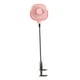 thumbnail image 2 of Mini Ventilador USB, Ventilador Personal Para Mochilero, Coche, Silencioso, 3 Velocidades, Ventilador Con Clip Para Oficina, Color Rosa, 2200mAh, 2 of 3
