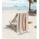 thumbnail image 2 of Toalla de playa LANE LINEN, grande, 39 x 71 cm, paquete de 2 unidades, color beige turco, 2 of 7