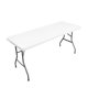 thumbnail image 1 of suxuMhao Cubierta Ajustada para Mesa, Cubierta Elástica y Extensible para Mesa, Cubierta para Mesa de Fiesta, Mantel de Medio Paquete, Color Sólido Blanco Hueso, 72 X 30 Pulgadas, 1 Pieza, Uso, 1 of 4