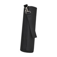 Magideal - Funda Para Lata Con Soporte Para Botellas Aislante De Tela Oxford, Bolsa Térmica Portátil Para Bebidas, Cierre De Cremallera, Diseño Ligero, Adecuada Negro
