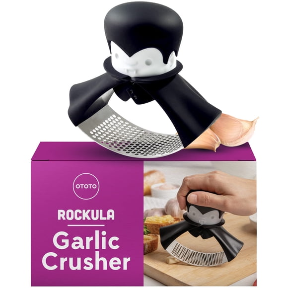 Exprimidor de ajo Rocker OTOTO Rockula de acero inoxidable