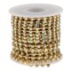thumbnail image 3 of Crystal AB Rhinestone Cup Cerrar Chain Costura Recortar 10 Yardas SS16 Gold, 3 of 5