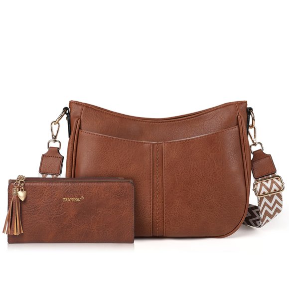 Bolso bandolera TANTOMI 29x10x23 cm de cuero PU vegano