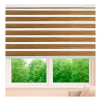 Cortina Roller Beiti Jaspeada Duo Zebra Día Noche 100X240Cm